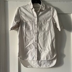 Madewell Cream Button Down Shirt